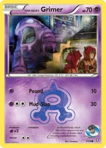 Team Aqua's Grimer - 7/34 - Common LP TCG Pokémon - Picture 1 of 1