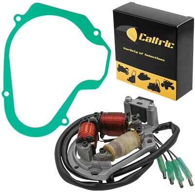 Estator e junta compatíveis com Suzuki LT250R LT-250R Quadracer 250 2x4 1987 1988-1992 - Imagem 1 de 4