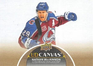 2021-22 Upper Deck Canvas #C21 Nathan MacKinnon - Picture 1 of 2