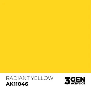 AK Interactive AK11046 Peinture Acrylique 3g Jaune Radieux 17ml - Picture 1 of 3