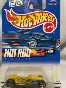 2000 Hot Wheels #006 Track T Hot Rod Magazine #2of4 Yellow Unopened Sawblades - Picture 1 of 3