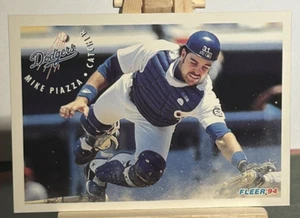 1994 Fleer Atlantic Sunoco #20 Mike Piazza Los Angeles Dodgers HOF - Picture 1 of 2