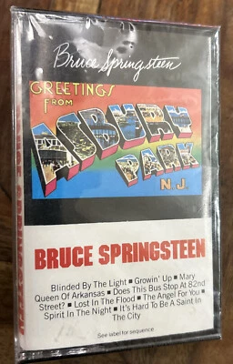Bruce Springsteen Greetings From Asbury Park Cassette Tape Sealed NOS NIP - Image 1 of 4