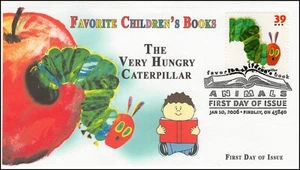 AO-3987-2, 2006, Favorite Children’s Book Animals, FDC, Pictorial, SC 3987, - Picture 1 of 1