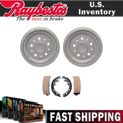 Комплект передних тормозных барабанов и тормозных колодок для 1968-1969 American Motors Rebel - Изображение 1 из 4