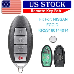For 2016 2017 2018 Nissan Altima Keyless Smart Remote Car Key Fob KR5S180144014 - Picture 1 of 11