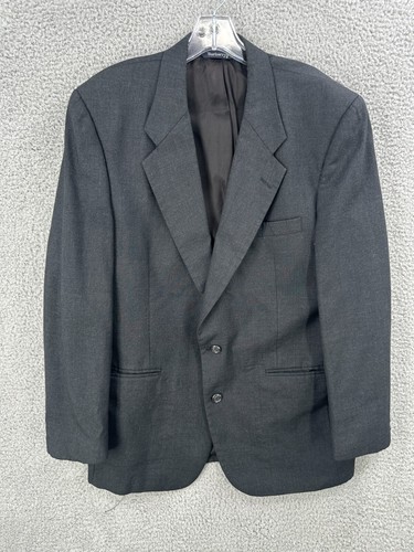 Blazer vintage Burberry's 100% lana due bottoni cappotto sportivo uomo taglia 44R