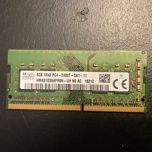 SK Hynix 8GB 1Rx8 PC4-2400T DDR4 2400MHz SODIMM Laptop Memory HMA81GS6AFR8N-UH - Picture 1 of 1