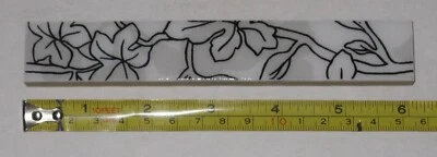 FLORIDA TILE IVY SHADOW GREY LISTELLO  1" x 8" - BOX OF 16 PCS - Image 1 of 3