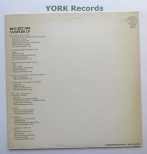 SAMP 14 - CBS BOX SET 1980 SAMPLER - Promotional LP - Excellent Con LP Record - Picture 1 of 1