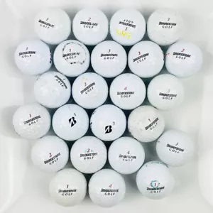 24 pelotas de golf Bridgestone usadas blancas - Imagen 1 de 4