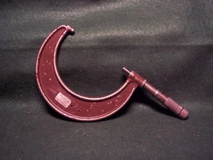 LUFKIN 3-4" MICROMETER-No1944. Lock, .001" grad. - Picture 1 of 3