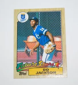Topps 1987 Bo Jackson Rookie Kansas City Royals #170 Baseball Card Halo Effect - Picture 1 of 6