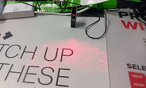 Epic Mobile BT Projection Keyboard-Working-Connects-Super HARD to Use-READ ALL - Picture 1 of 13