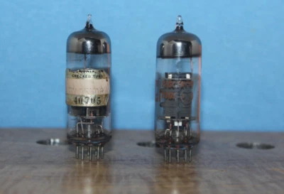 Tubos de radio 12BY7A 12BY7 RCA prueba 118 115 par emparejado Foto 1 de 3