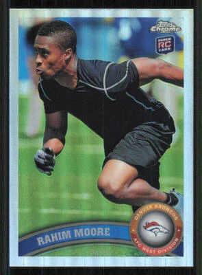 2011 Topps Chrome Refractors #44 Rahim Moore - Image 1 of 2
