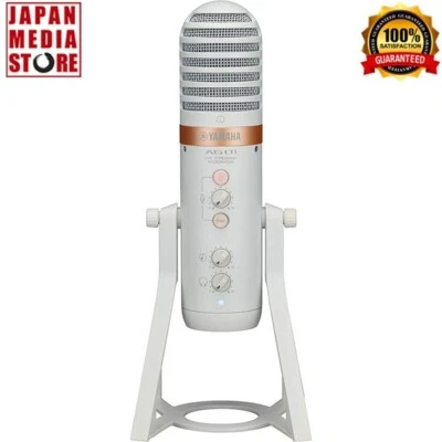 YAMAHA AG01 W White Live Streaming Podcasting USB Microphone Brand New with Box - Image 1 of 4