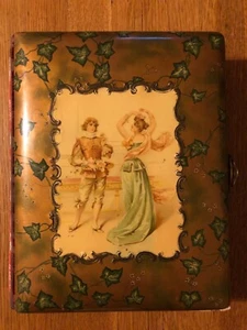 Victorian Antique Photo Album + 29 Photographs 1899 Cabinet Celluloid Velvet - Picture 1 of 12