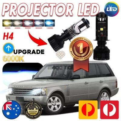 LED Headlight Lights for LAND ROVER Range rover 96-02 with Projector High Low - Image 1 of 4