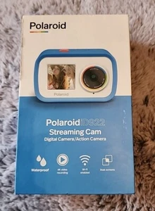 Genuine Waterproof Polaroid iD922 Streaming Cam. 4K Action Camera - Blue - Picture 1 of 7