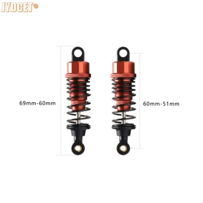 #02002 #02175 Aluminum Shock Absorber 2pcs for RC HSP 1/10 On-Road Drift Car - Image 1 of 2