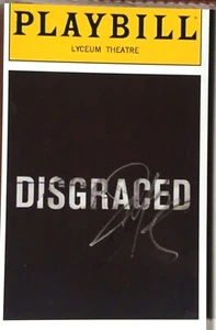 Josh Radnor signed 4”X6 Photo Of Disgraced Cover playbill Broadway The Graduate - Picture 1 of 1