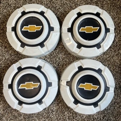 4 Set Chevy C10 K10 1/2 Ton OEM Wheel Center Rim Cap Cover Lug Hub Dog Dish GOLD - Image 1 of 4