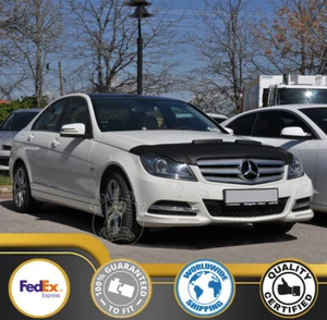 Car Bonnet Hood Bra For MERCEDES C Class W204 2012 2013 2014 12 13 14 - Bild 1 von 17