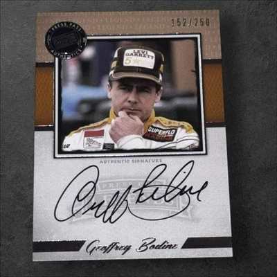 Geoff Bodine PACK PULLED NASCAR signed card 2013 PRESS PASS LEGENDS #152/250 - Image 1 of 2