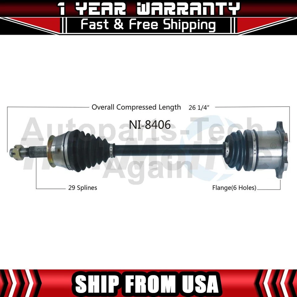 1 Trakmotive Rear Right CV Axle Shaft Fits 2002-2006 INFINITI Q45 - Image 1 of 1