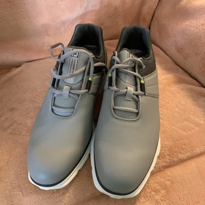 NEW Mens FootJoy Pro|SL Golf Shoes Gray / Lime 53075 size 11 Medium - Picture 1 of 6