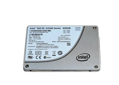 INTEL 600GB S3500 Series VDC AMPS SATA 6Gb/s 2.5" Intelnal SSD SSDSC2BB600G4 - Bild 1 von 2