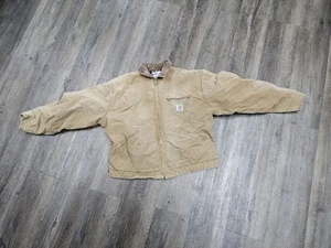 Vintage Carhartt J97 BRN Detroit Canvas Work Jacket Brown USA Size XL/2XL. - Picture 1 of 10