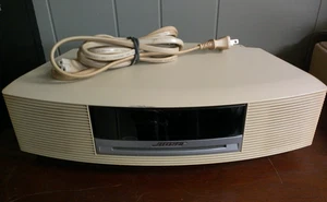 Bose Wave Music System CD Player AM/FM AWRCC2 Clock Radio/Alarm & Remote Notes ! - Picture 1 of 4