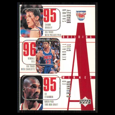 Shawn Bradley/Kendall Gill/Ed OBannon/Robert Pack/Jayson Williams #152 1996 网 — 第 1/3 张图片