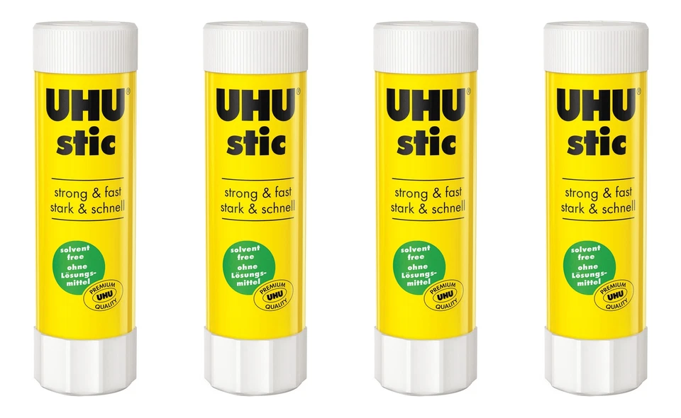 4x UHU stic Klebestift Klebestick Schulkleber Papierkleber Universal 40 g - Bild 1 von 1