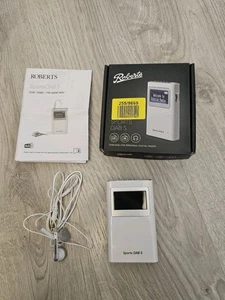 Roberts Sports DAB 5 Portable Radio - White - Picture 1 of 9
