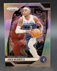 2024-25 Panini Prizm Silver Prizm #175 Jaden McDaniels Minnesota Timberwolves - Bild 1 von 2