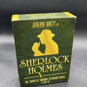 SHERLOCK HOLMES: Complete Granada TV Series (12-disc DVD Set) Excellent - Picture 1 of 9