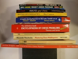 Chess Book  Lot - 13- Various Chess Books /LIKE NEW - Picture 1 of 14