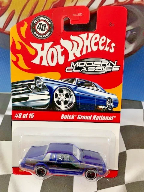 Hot Wheels 2008 Modern Classics 8/15 1987 Buick Grand National BLUE OH5 - Image 1 of 1