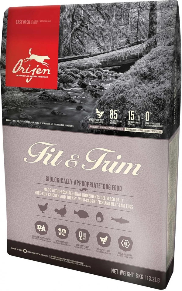 ORIJEN Fit & Trim 11 4kg Hundetrockenfutter