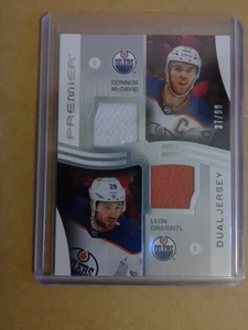 2024 UPPER DECK MCDAIVD/DRAISAITL PREMIER DUAL JERSEYS#PD-CMLD 37/99 - Picture 1 of 2