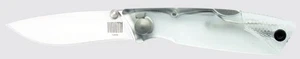 Ontario Knives Wraith Lockback 8798CL AUS-8 Stainless/Clear Handle - Picture 1 of 2
