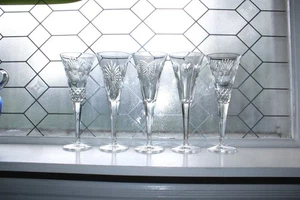 5 Waterford Crystal Millenium Champagne Glasses Toasting Flutes - Picture 1 of 5