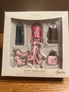 2006 Hallmark Keepsake Ornament Barbie Fashion Minis Set of 6 Miniatures - Picture 1 of 4