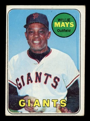1969 Topps #190 Willie Mays San Francisco Giants HOF PR-FR Range (65895) - Image 1 of 2