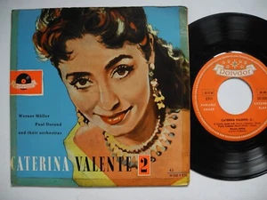 CATERINA VALENTE 2 EP If Hearts Could Talk + 3 45 7" 1955 Germany 12.55 VG+/EX- - Imagen 1 de 2