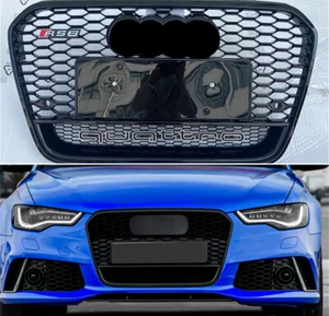 Parrilla de malla para parachoques delantero para Audi A6 C7 S6 RS6 2013 2014 2015 - Imagen 1 de 5