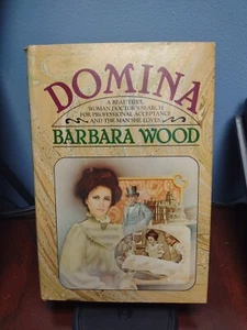 Domina By Barbara Wood Vintage Hardback Book Published In 1983 Love Story Rare - Picture 1 of 10